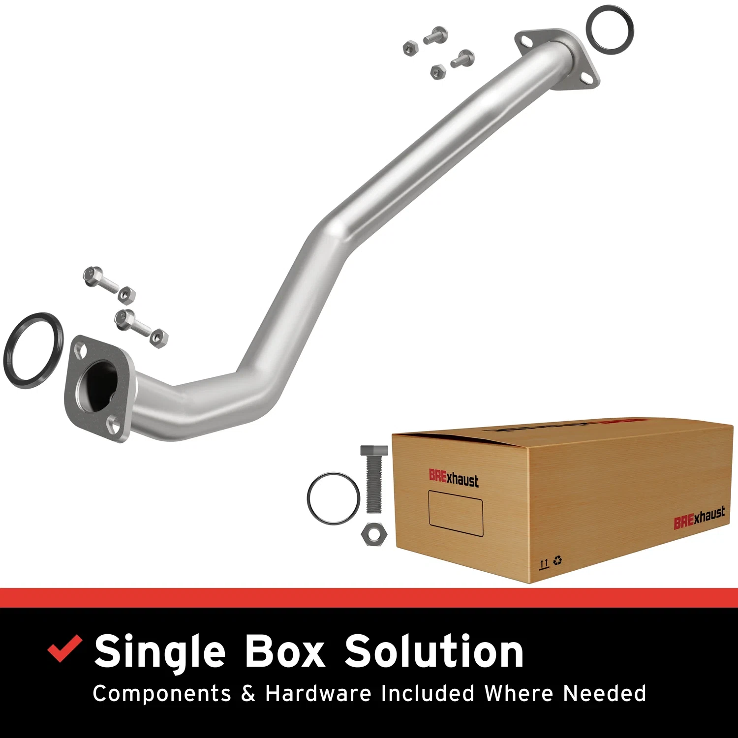 2007-2016 Toyota Sienna Direct-Fit Front Pipe Kit 107-0074